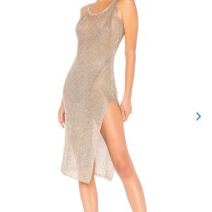 Lovers and Friends fiona dress in rose gold Size Medium